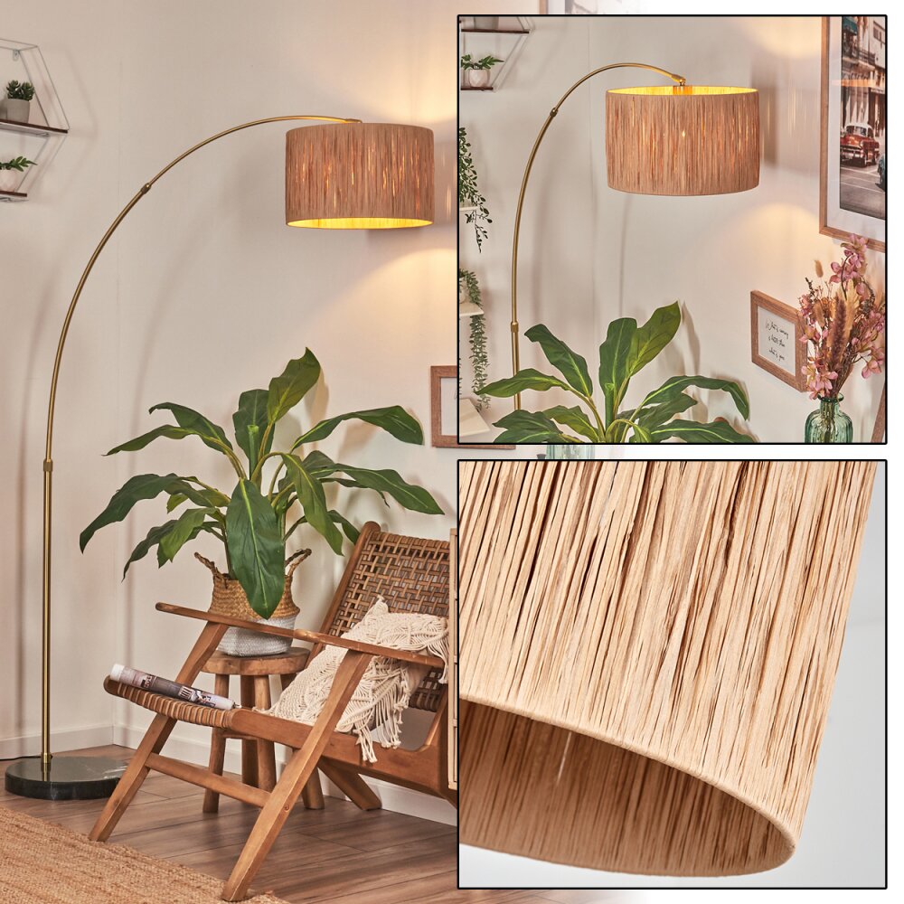 Granja Staande lamp Messing, Zwart, 1-licht main product photo