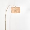 Granja Staande lamp Messing, Zwart, 1-licht