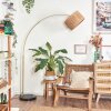 Granja Staande lamp Messing, Zwart, 1-licht