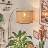 Ramila Staande lamp Messing, Zwart, 1-licht