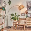 Ramila Staande lamp Messing, Zwart, 1-licht