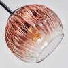 Ripoll Plafondlamp, Kogellampje Goud, Duidelijk, Koperkleurig, 6-lichts