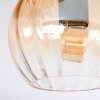 Koyoto Plafondlamp, Kogellampje Natuurlijke kleuren, Zwart, 3-lichts