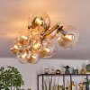 Gastor Plafondlamp, Kogellampje Goud, Zwart, 10-lichts