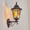 Hongkong Wandlamp voor buiten, Wandlamp Zwart, 1-licht