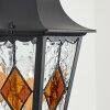 Hongkong Wandlamp voor buiten, Wandlamp Zwart, 1-licht