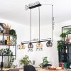 Koyoto Hanglamp, Kogellampje, Hanglamp Amber, Rookkleurig, 4-lichts