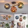 Ripoll Plafondlamp, Kogellampje Goud, Zwart, 3-lichts