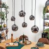 Ripoll Hanglamp, Kogellampje, Hanglamp Rookkleurig, 6-lichts