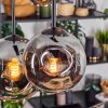 Ripoll Hanglamp, Kogellampje, Hanglamp Rookkleurig, 6-lichts
