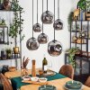 Ripoll Hanglamp, Kogellampje, Hanglamp Rookkleurig, 6-lichts