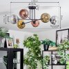 Ripoll Plafondlamp, Kogellampje Chroom, Goud, Duidelijk, Koperkleurig, Rookkleurig, 6-lichts