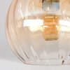 Koyoto Plafondlamp, Kogellampje 40 cm Natuurlijke kleuren, Zwart, 3-lichts