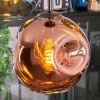Ripoll Hanglamp, Kogellampje, Cluster hanglamp Blauw, Groen, Koperkleurig, 4-lichts