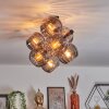 Koyoto Plafondlamp, Kogellampje Rookkleurig, 8-lichts