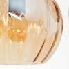 Koyoto Plafondlamp, Kogellampje Amber, 8-lichts