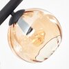 Koyoto Plafondlamp, Kogellampje Amber, 8-lichts