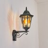 Hongkong Wandlamp voor buiten, Wandlamp Groen, Zwart, 1-licht, Bewegingsmelder