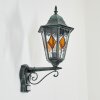Hongkong Wandlamp voor buiten, Wandlamp Groen, Zwart, 1-licht, Bewegingsmelder