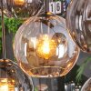 Koyoto Hanglamp, Kogellampje, Hanglamp Amber, Rookkleurig, 8-lichts