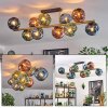 Ripoll Plafondlamp, Kogellampje Goud, Zwart, 10-lichts