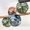 Ripoll Plafondlamp, Kogellampje Goud, Zwart, 10-lichts