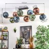 Ripoll Plafondlamp, Kogellampje Goud, Zwart, 10-lichts