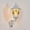 Hongkong Wandlamp voor buiten, Wandlamp Wit, 1-licht, Bewegingsmelder