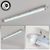 Ilena Plafondlamp voor buiten, Buitenlicht, Badkamerlamp, Bouw spotlight, Plafondlamp LED Grijs, 1-licht