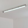 Ilena Plafondlamp voor buiten, Buitenlicht, Badkamerlamp, Bouw spotlight, Plafondlamp LED Grijs, 1-licht