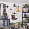 Ripoll Hanglamp, Kogellampje, Cluster hanglamp Amber, Chroom, Duidelijk, Rookkleurig, 4-lichts Ripoll Hanglamp, Kogellampje, Cluster hanglamp Amber, Chroom, Duidelijk, Rookkleurig, 4-lichts