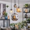Ripoll Hanglamp, Kogellampje, Cluster hanglamp Amber, Chroom, Duidelijk, Rookkleurig, 4-lichts Ripoll Hanglamp, Kogellampje, Cluster hanglamp Amber, Chroom, Duidelijk, Rookkleurig, 4-lichts