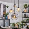 Ripoll Hanglamp, Kogellampje, Cluster hanglamp Amber, Chroom, Duidelijk, Rookkleurig, 4-lichts Ripoll Hanglamp, Kogellampje, Cluster hanglamp Amber, Chroom, Duidelijk, Rookkleurig, 4-lichts