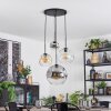 Ripoll Hanglamp, Kogellampje, Cluster hanglamp Amber, Chroom, Duidelijk, Rookkleurig, 4-lichts Ripoll Hanglamp, Kogellampje, Cluster hanglamp Amber, Chroom, Duidelijk, Rookkleurig, 4-lichts