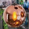 Koyoto Hanglamp, Kogellampje, Cluster hanglamp Koperkleurig, 4-lichts