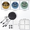 Koyoto Hanglamp, Kogellampje, Cluster hanglamp Blauw, Goud, Groen, 4-lichts
