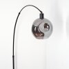 Ripoll Staande lamp, Booglampen Zwart, 1-licht