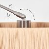 Granja Staande lamp Nikkel mat, Zwart, 1-licht