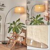 Sabadim Staande lamp Chroom, Zwart, 1-licht