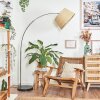 Sabadim Staande lamp Chroom, Zwart, 1-licht