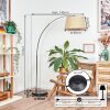 Sabadim Staande lamp Chroom, Zwart, 1-licht