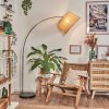 Sabadim Staande lamp Chroom, Zwart, 1-licht