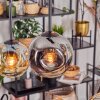 Ripoll Hanglamp, Kogellampje, Hanglamp Amber, Rookkleurig, 6-lichts