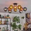 Ripoll Plafondlamp, Kogellampje Blauw, Goud, Koperkleurig, 10-lichts