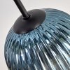Koyoto Plafondlamp, Kogellampje 85 cm Blauw, Goud, Groen, 10-lichts