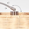 Cavaca Staande lamp Nikkel mat, Zwart, 1-licht