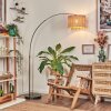 Cavaca Staande lamp Nikkel mat, Zwart, 1-licht