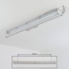 Ilena Buitenlicht, Badkamerlamp, Plafondlamp LED Grijs, 1-licht
