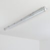 Ilena Plafondlamp voor buiten, Buitenlicht, Badkamerlamp, Bouw spotlight, Plafondlamp LED Grijs, 1-licht