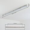 Ilena Buitenlicht, Badkamerlamp, Plafondlamp LED Grijs, 1-licht